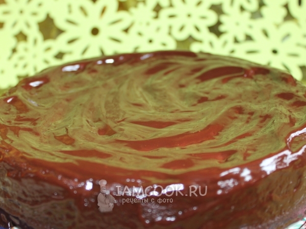 Пирог «Груша в шоколаде», рецепт с фото