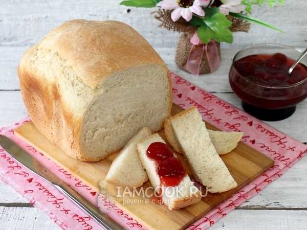 Вкусный белый хлеб в хлебопечке - пошаговый рецепт с фото на paraskevat.ru