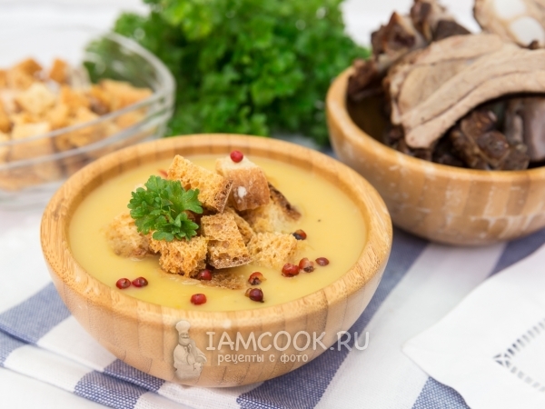 Гороховый суп-пюре с копчеными ребрышками | Рецепт | Идеи для блюд, Еда, Рецепты приготовления