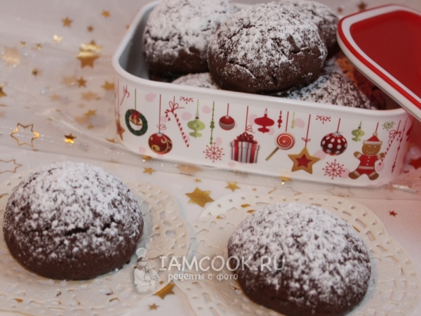 Шоколаднoе печеньe с начинкой, рецепт с фото
