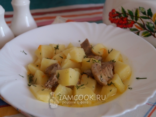 Тушеная картошка со свининой - рецепт с фото на luchistii-sudak.ru
