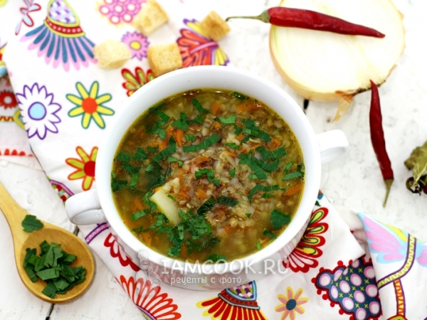 Гречневый суп в мультиварке, рецепт с фото