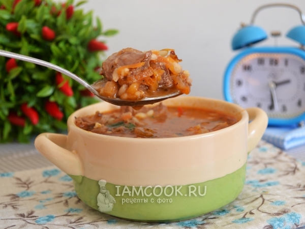 Ароматный острый суп харчо – пошаговый рецепт приготовления с фото