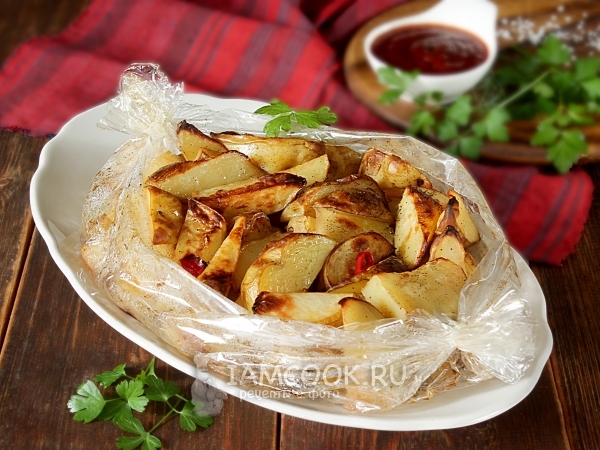 Запеченный картофель в рукаве - рецепт с фото на конференц-зал-самара.рф
