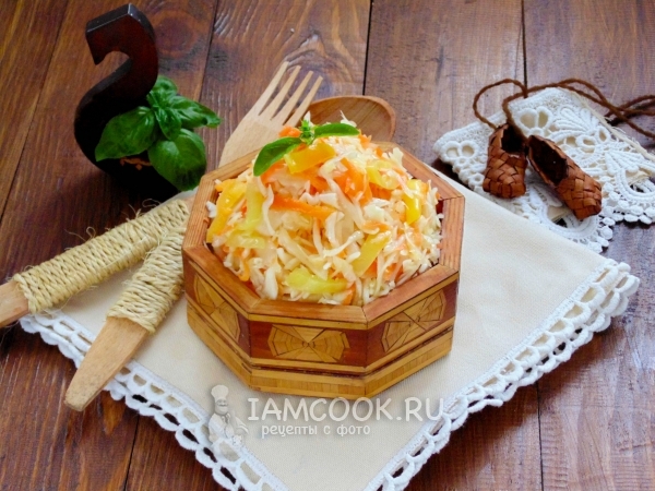 Маринованная капуста с морковью на зиму - пошаговый рецепт приготовления с фото / бородино-молодежка.рф