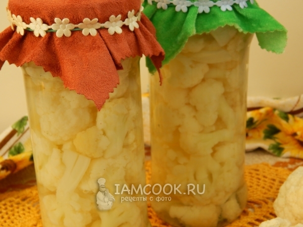 Маринованная цветная капуста на зиму рецепт с фото, как приготовить на taimyr-expo.ru
