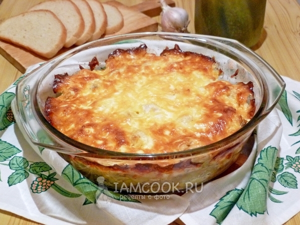 Картошка с сыром и курицей запеченные в духовке – пошаговый рецепт приготовления с фото