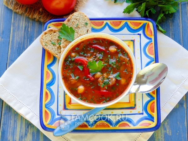 Суп «Шорба» или шурпа по-тунисски, рецепт с фото