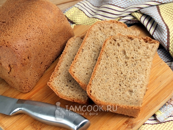 Хлеб ароматный с отрубями в хлебопечке, рецепт с фото