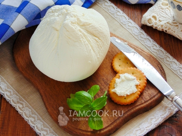 Домашний сыр из молока и сметаны (с яйцами) — рецепт с фото пошагово