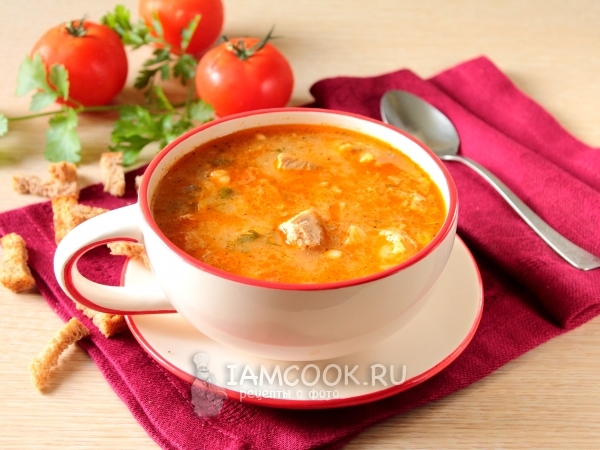 Суп-харчо с орехами в скороварке - рецепт автора Яна Мультиварка
