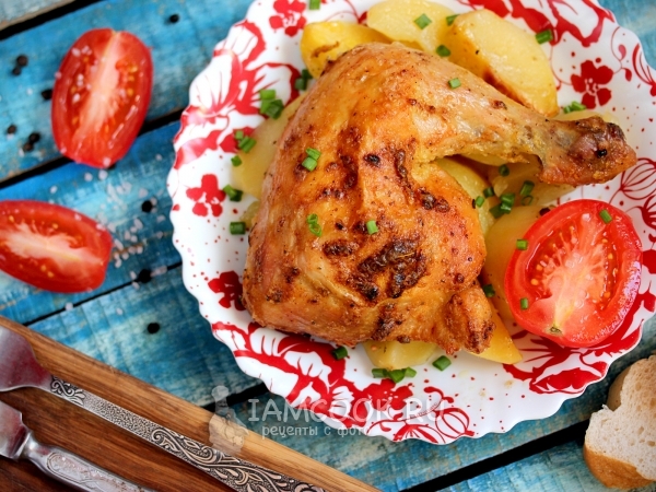 Курица по-французски с картошкой: рецепты с фото