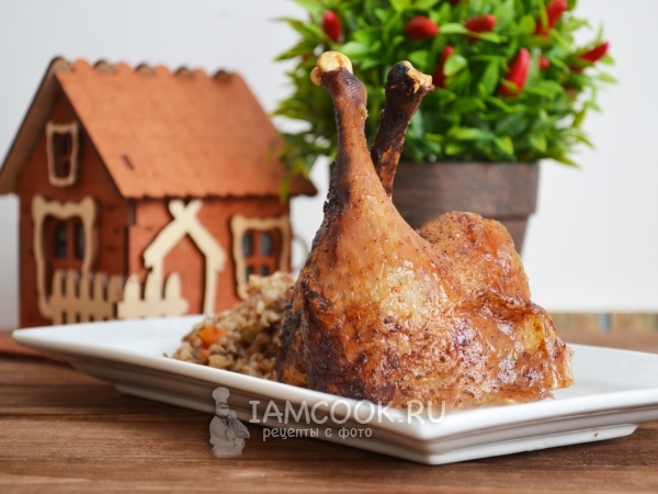 Фаршированная утка в духовке - пошаговый рецепт с фото на конференц-зал-самара.рф