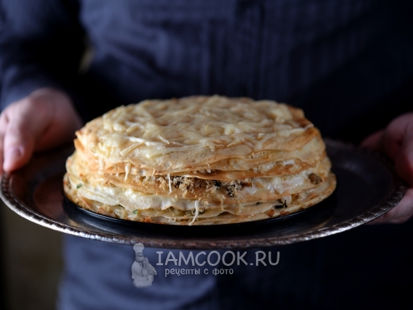Блинный торт с грибами и сыром - рецепт с фото на irhidey.ru