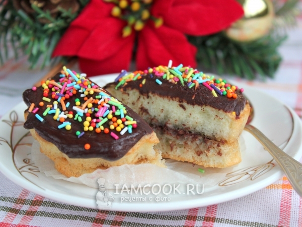 Домашние бисквитные пирожные с ежевикой — пошаговый рецепт | gkhyarovoe.ru