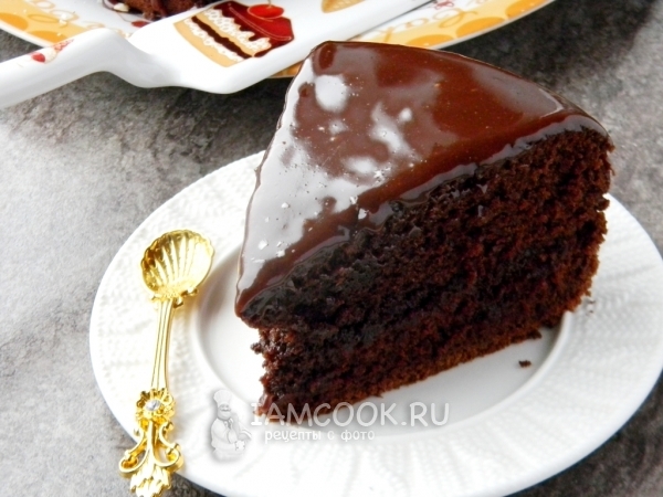 Шоколадный торт «На раз, два, три», рецепт с фото