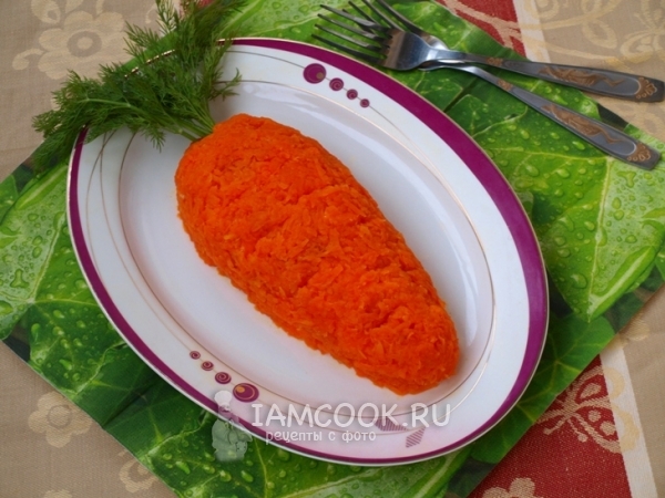Салат «Морковка», рецепт с фото
