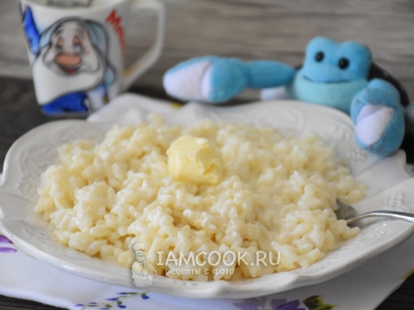 Детская рисовая каша на молоке – пошаговый рецепт приготовления с фото