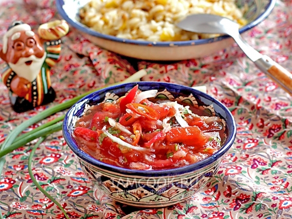 Овощные салаты с красным луком, пошаговых рецептов с фото на сайте «Еда»