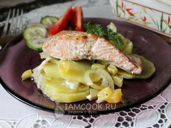 Красная рыба в духовке - рецептов приготовления пошагово | Cooking, Food, Meat