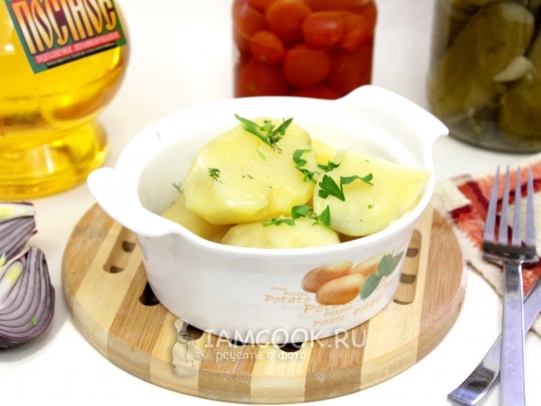 Картошка со сметаной в мультиварке
