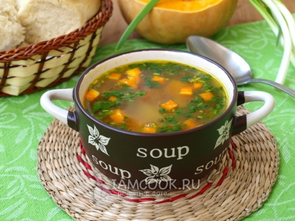 Тыквенно-морковный суп с маком, рецепт с фото