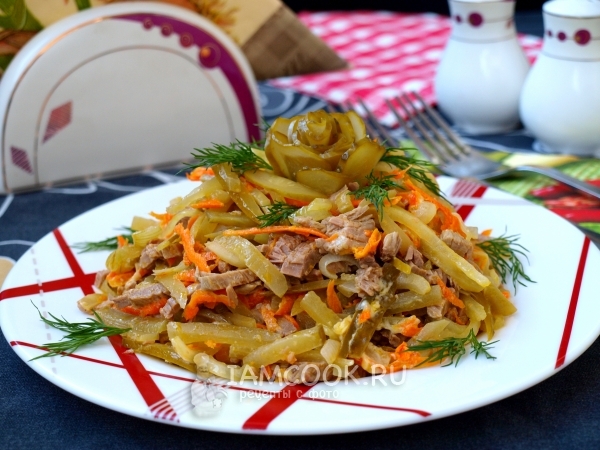Мясной салат рецепт – Европейская кухня: Салаты. «Еда»