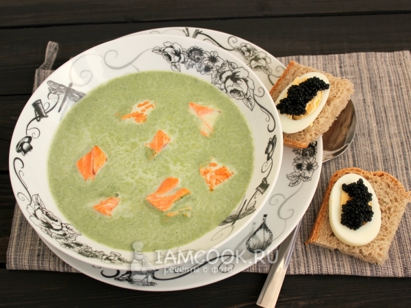 Крем-суп из цветной капусты со шпинатом – пошаговый рецепт приготовления с фото