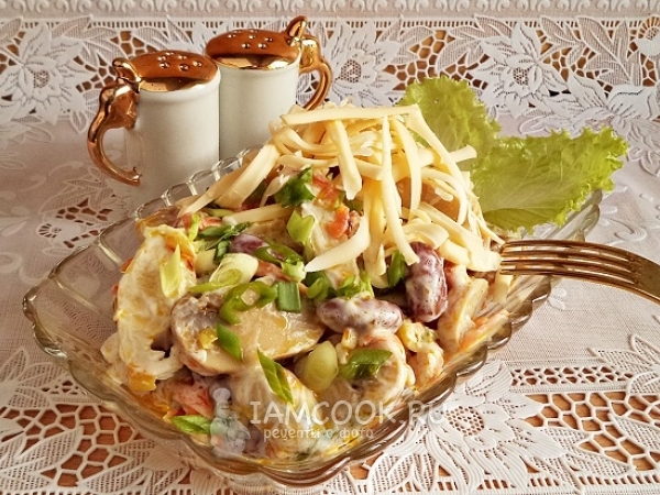 Салаты с фасолью - рецепты с фото на уральские-газоны.рф ( рецептов салата из фасоли)