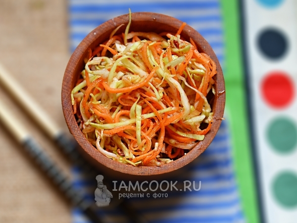 Салат с капустой, морковью и огурцом: рецепт пошаговый | Меню недели