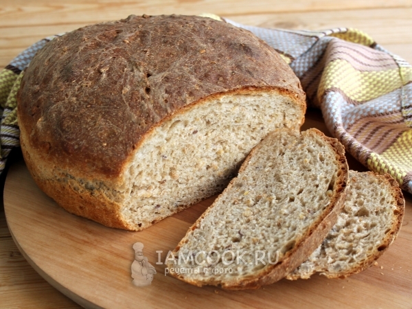 Хлеб цельнозерновой с АЦАТАНом, рецепт с фото