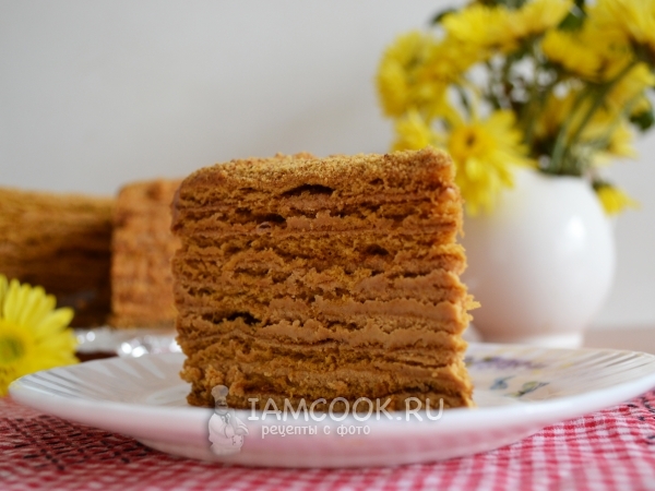 Торт Рыжик рецепт классический с фото пошагово в домашних условиях самый вкусный на paraskevat.ru