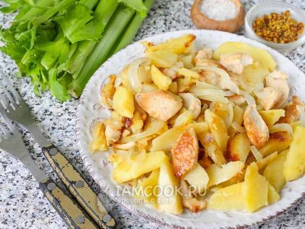 Жареный картофель с мясом по-корейски рецепт – Корейская кухня: Основные блюда. «Еда»
