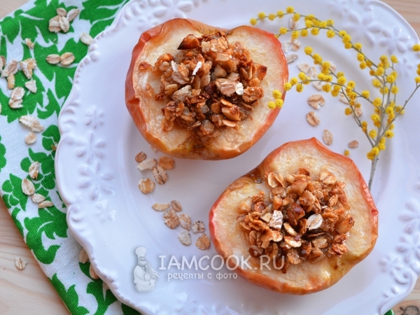 Яблоки запеченные с творогом, орехами и мёдом - пошаговый рецепт с фото на конференц-зал-самара.рф
