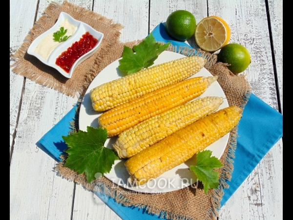 Кукуруза на гриле/мангале, рецепт с фото