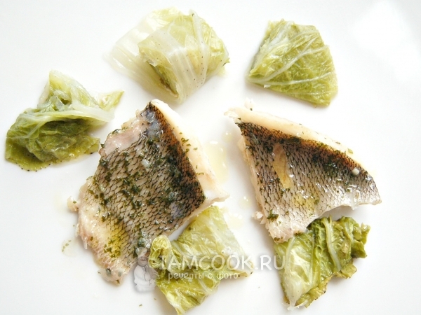 Рыба с брокколи