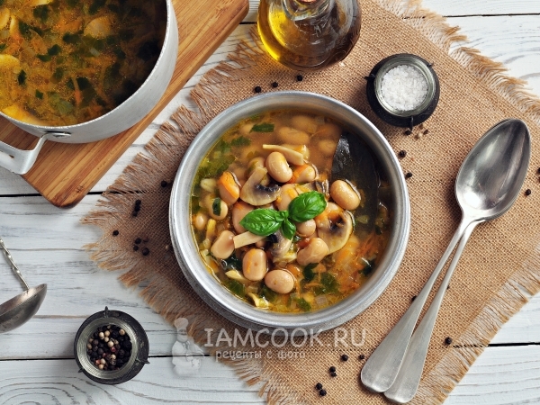 Суп из молодой фасоли, пошаговый рецепт на ккал, фото, ингредиенты - Nora