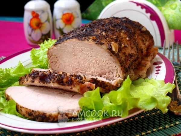 Буженина из свинины в фольге в духовке — рецепт с фото пошагово