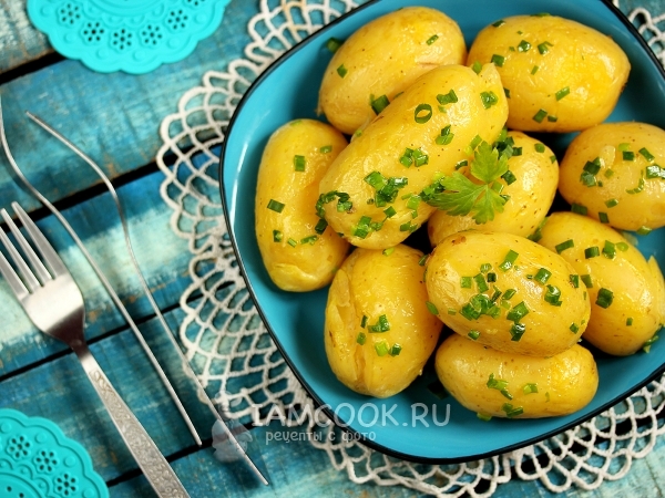 Картофель отварной с жареным луком - калорийность, состав, описание - malino-v.ru