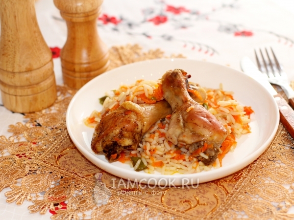 Рис с курицей в духовке - рецепт с фотографиями - Patee. Рецепты