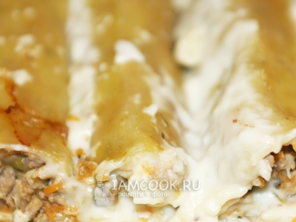 Каннеллони, фаршированные сыром - рецепт с пошаговыми фото | Меню недели