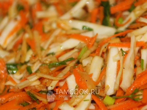 Салат из свежей капусты и моркови - пошаговый рецепт с фото на malino-v.ru