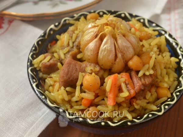 Узбекский плов с бараниной и нутом рецепт – Узбекская кухня: Основные блюда. «Еда»