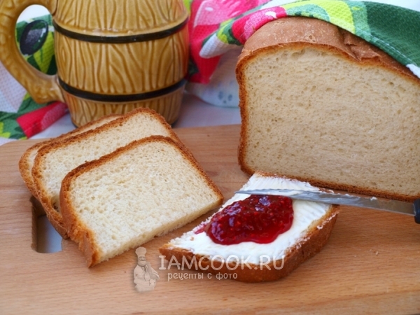 Молочный хлеб в хлебопечке, рецепт с фото