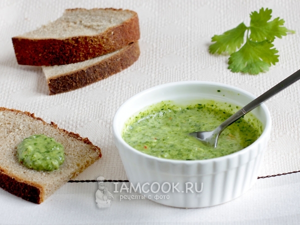 Быстрый сметанный соус с зеленью к шашлыку, пошаговый рецепт с фото
