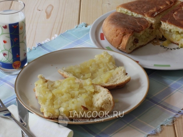 Пирог с сырой картошкой, рецепт с фото