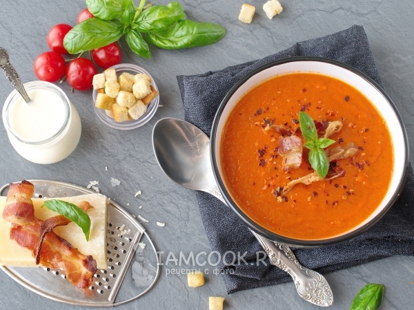 Вкусный Рецепт: Томатный суп-пюре