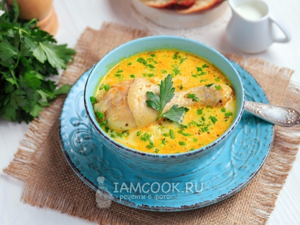Мясной суп с плавленым сыром - пошаговый рецепт с фото