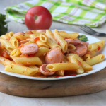 pasta with sausages Домострой